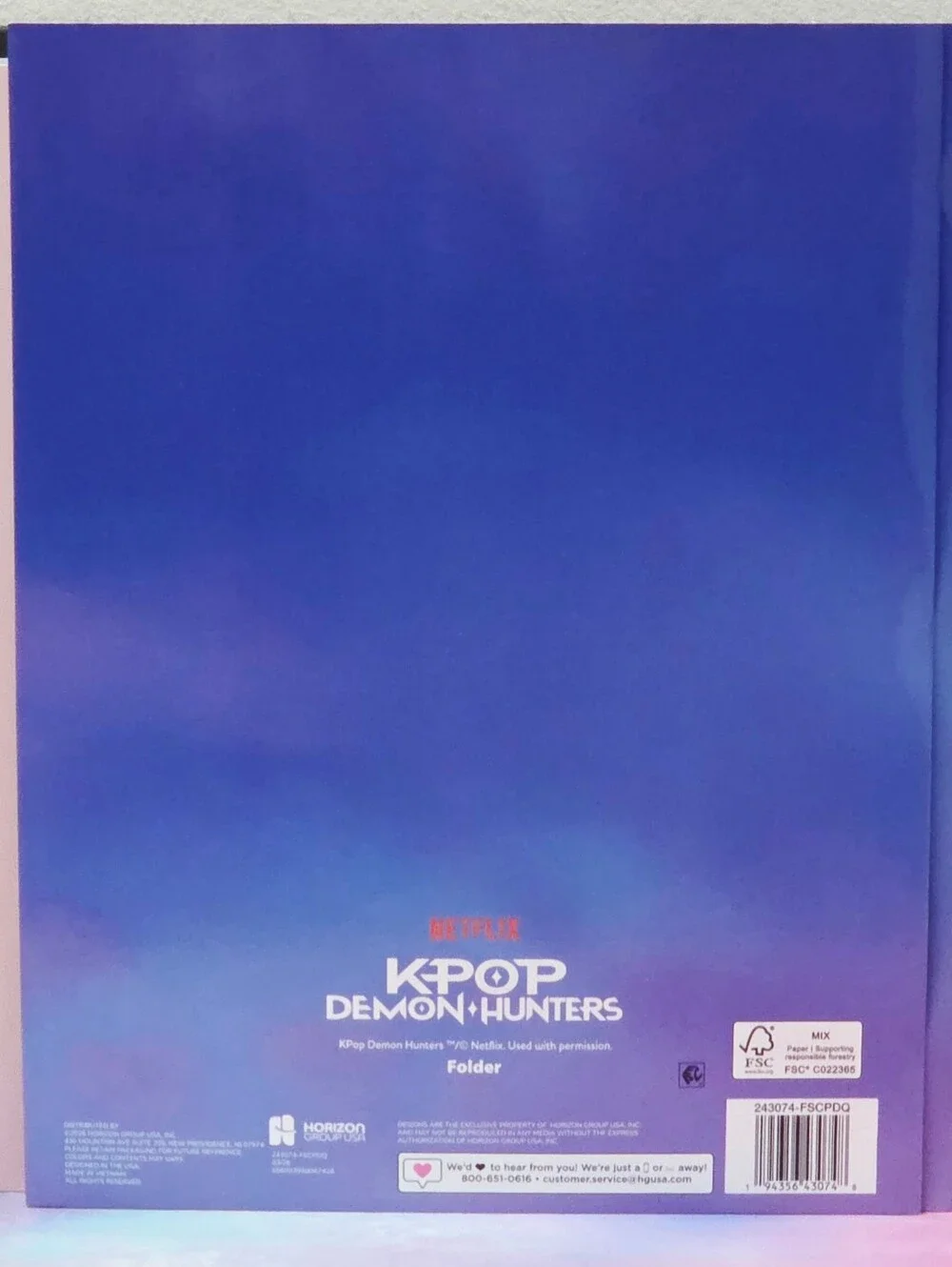K-POP Demon Hunters School Supplies Notebooks, Folder, Pencil Case, Water Bottle